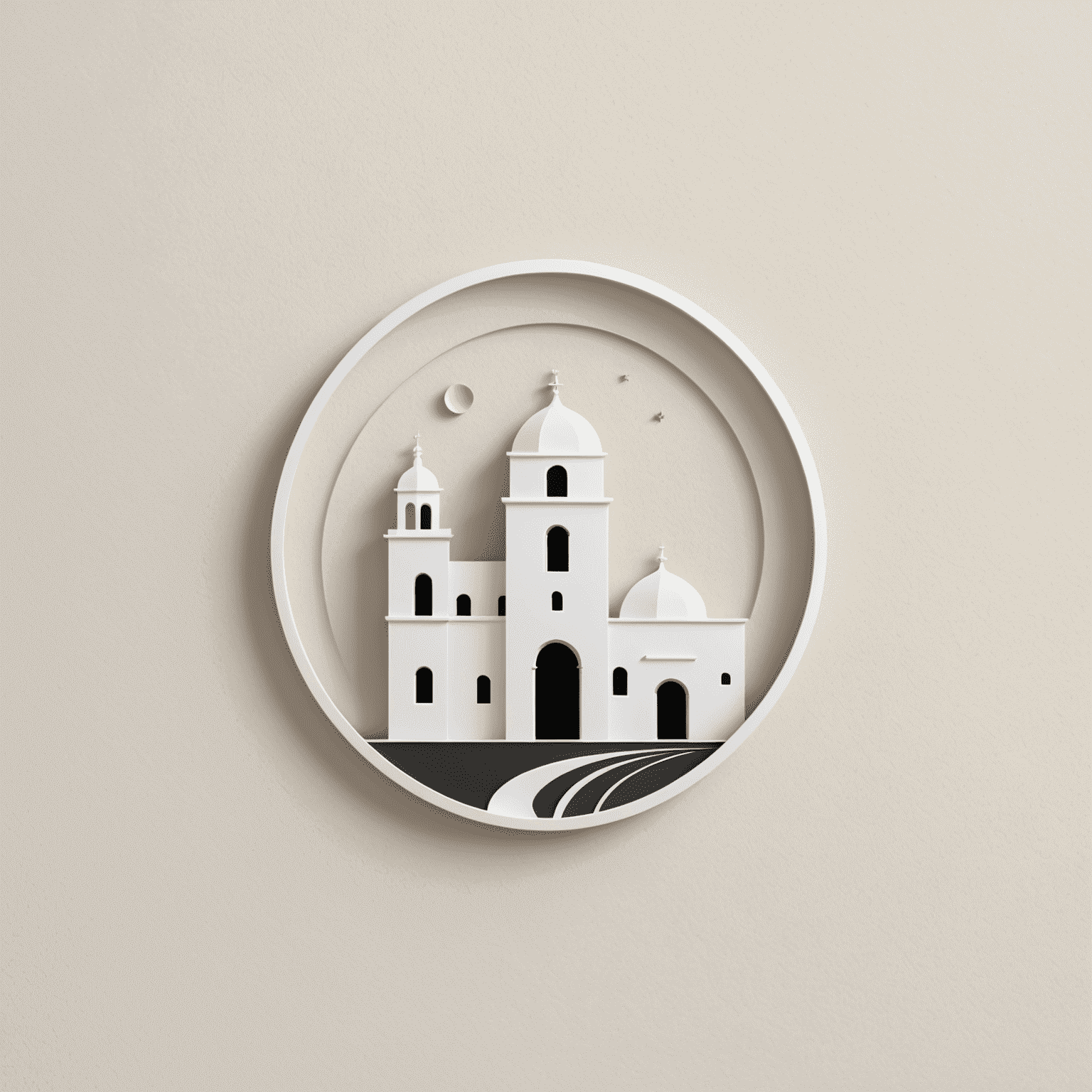 Logo de Andalusian Light: un diseño minimalista que evoca la luz y la arquitectura de los pueblos blancos de Andalucía