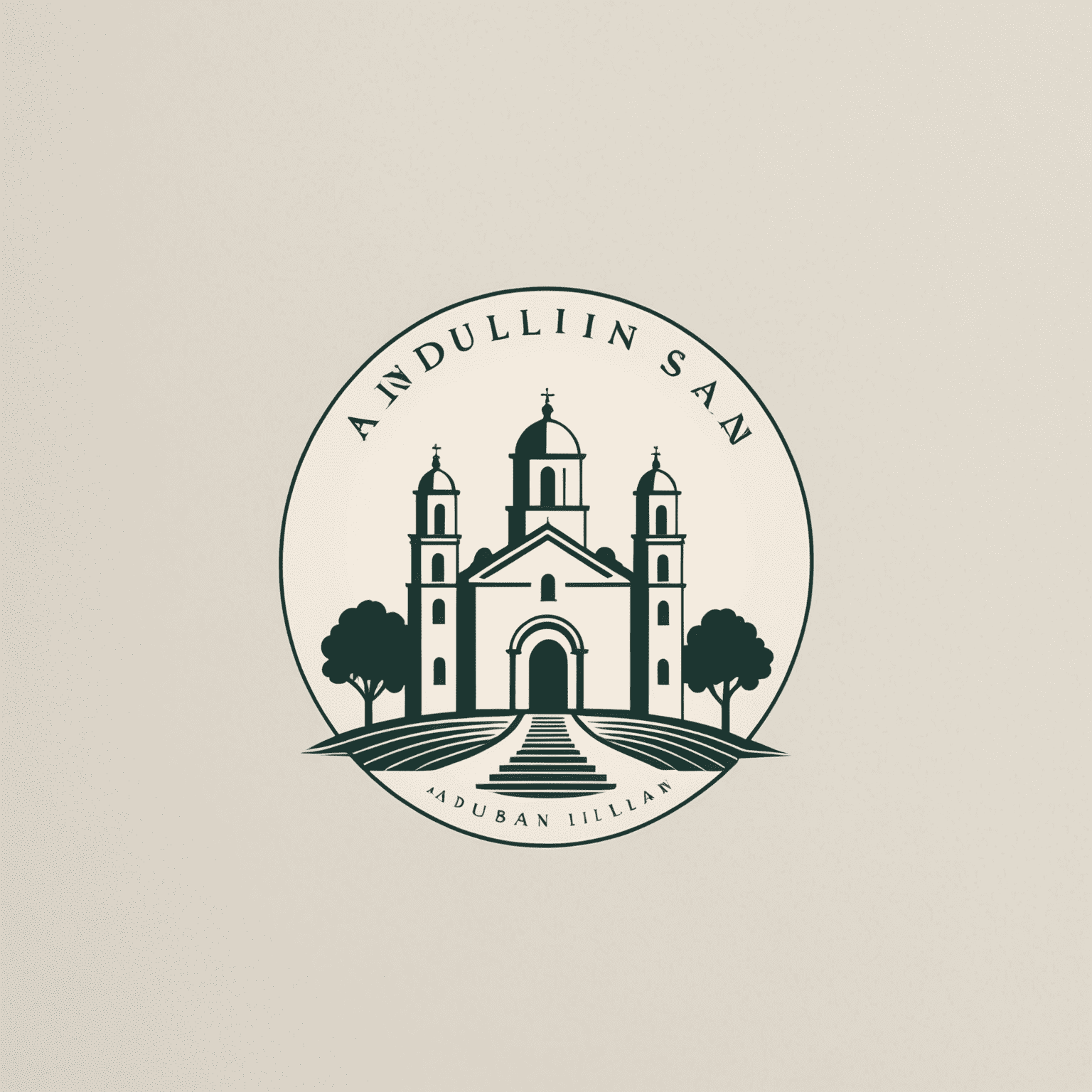 Logo de Andalusian Light: un diseño minimalista que evoca la luz y la arquitectura de los pueblos blancos de Andalucía